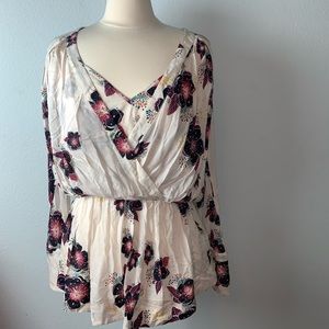 Free people Floral top  Size Small